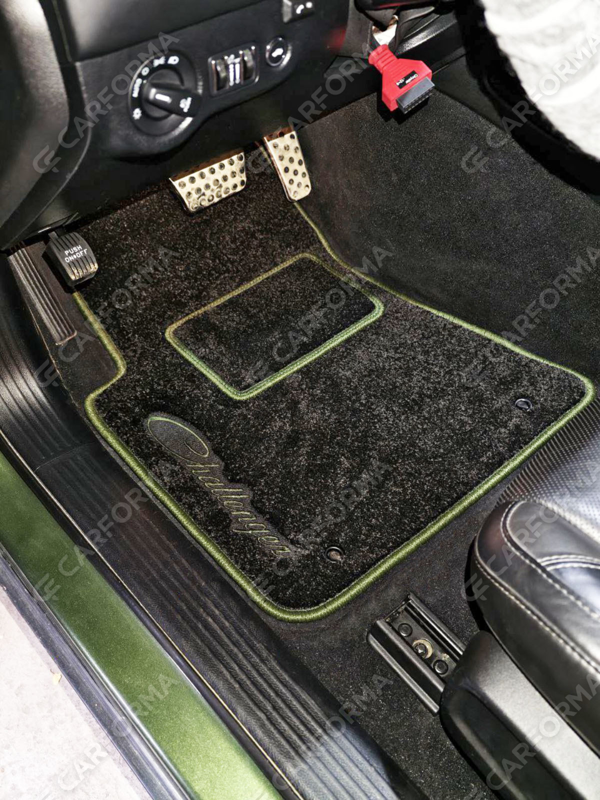 Ворсовые коврики на Dodge Challenger III 2008&nbsp;-&nbsp;2023 в Шахтах