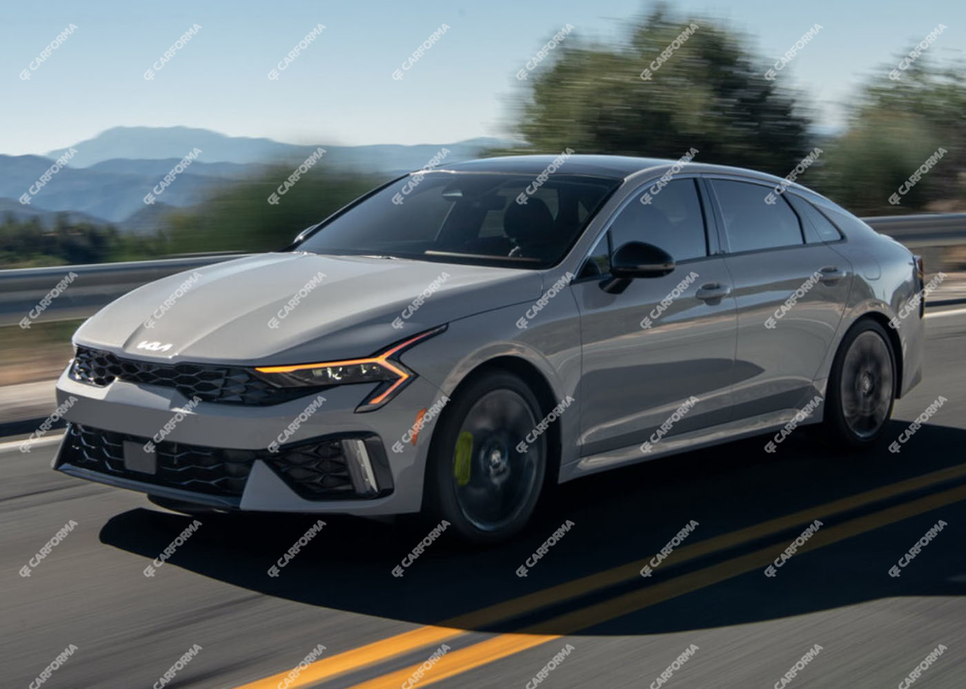 Ворсовые коврики на KIA K5 III Длинная база 2023 - 2025