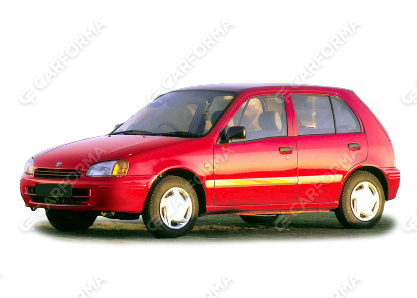 Ворсовые коврики на Toyota Starlet (P90) 1995&nbsp;-&nbsp;1999