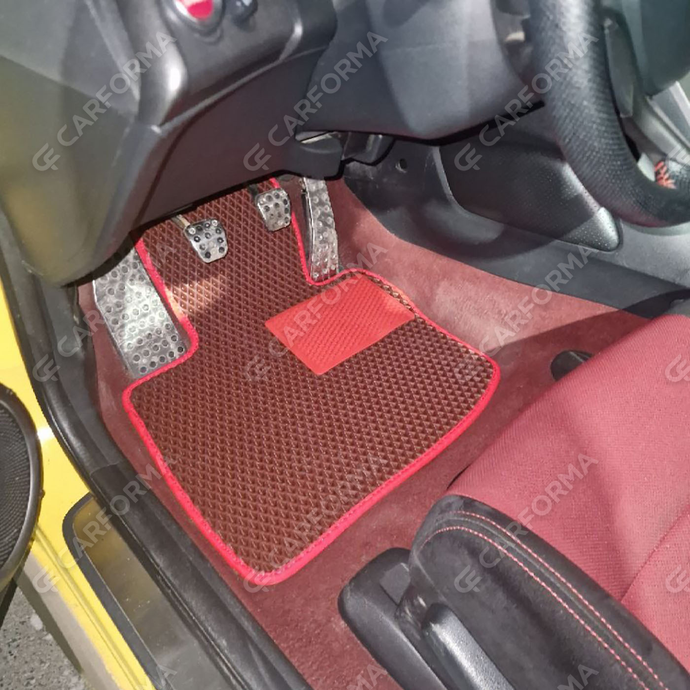 Ворсовые коврики на Honda Civic VIII 3d 2006&nbsp;-&nbsp;2011 в Шахтах