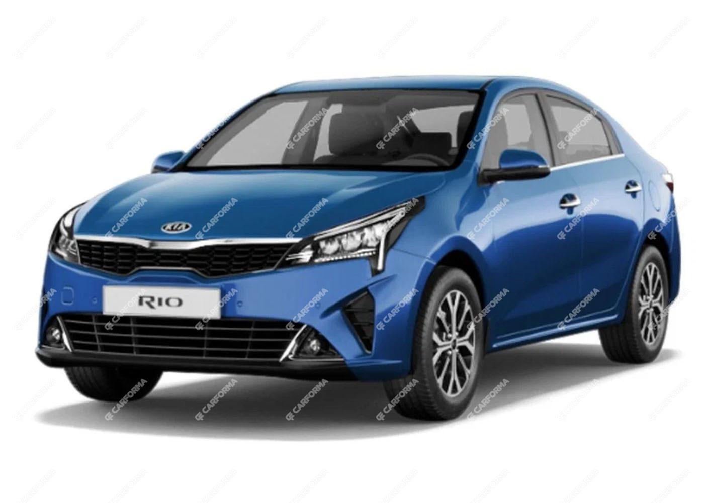 Ворсовые коврики на KIA Rio IV 2016 - 2025