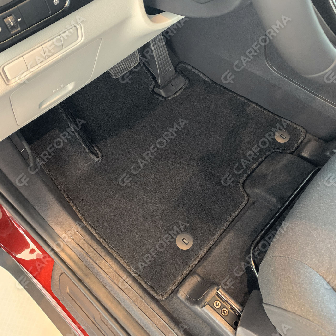 Ворсовые коврики на KIA Carnival IV 7 мест с оттоманками 2020&nbsp;-&nbsp;2026 в Шахтах