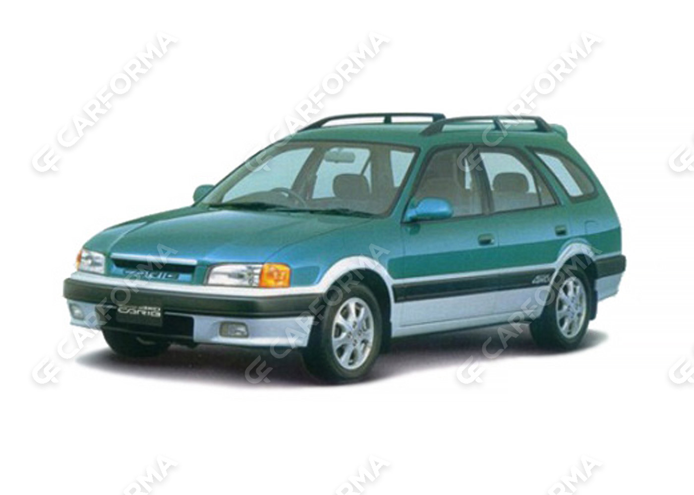 Ворсовые коврики на Toyota Sprinter Carib (E11) 1995&nbsp;-&nbsp;2002