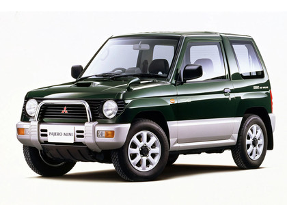Ворсовые коврики на Mitsubishi Pajero Mini I 1994 - 1998 в Шахтах