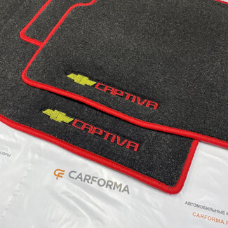Ворсовые коврики на Chevrolet Captiva 2006 - 2016 в Шахтах Ворсовые коврики на Chevrolet Captiva 2006 - 2016 в Шахтах