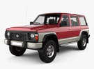 Ворсовые коврики на Nissan Patrol (Y60) 1987 - 1997 в Шахтах