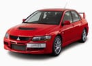 Коврики на Mitsubishi Lancer Evolution IX 2005 - 2007 в Шахтах