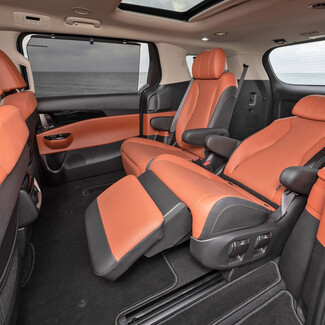 Ворсовые коврики на KIA Carnival IV 7 мест с оттоманками 2020&nbsp;-&nbsp;2026 в Шахтах