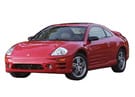 Ворсовые коврики на Mitsubishi Eclipse III 1999 - 2005 в Шахтах