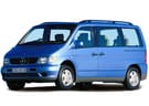 Ворсовые коврики на Mercedes Vito (W638) 1996 - 2003 в Шахтах
