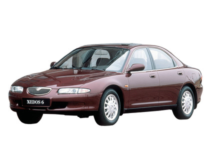 Ворсовые коврики на Mazda Xedos 6 1992 - 2000 в Шахтах