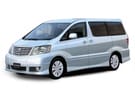 Ворсовые коврики на Toyota Alphard (H10) 2002 - 2008 в Шахтах