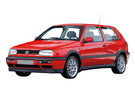 Ворсовые коврики на Volkswagen Golf 3 1991 - 1998 в Шахтах