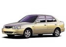 Ворсовые коврики на Hyundai Accent 1999 - 2012 в Шахтах