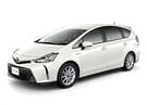 Ворсовые коврики на Toyota Prius Alpha 2011 - 2021 в Шахтах